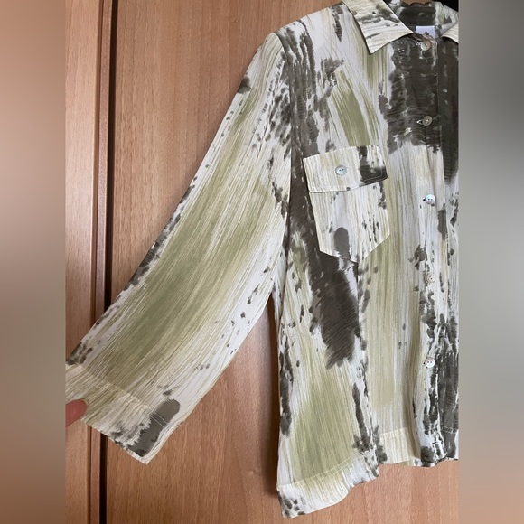 Duo - button down blouse - medium - Picture 10 of 10